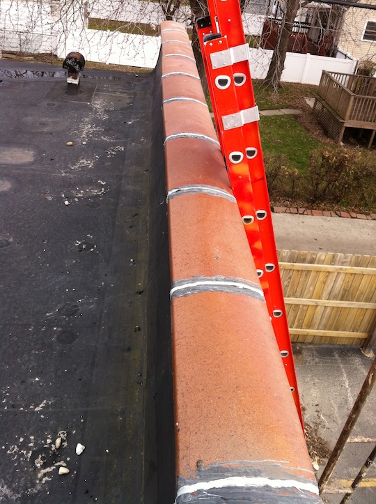 BerwynOakparkIllinoisParapetwallrepairBrick Midland Masonry