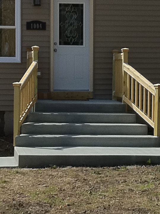 Newconcrete porch cost Midland Masonry